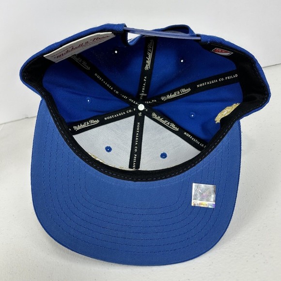 Seattle Sounders FC MLS Soccer Mitchell & Ness Blue Snapback Hat Cap Gold USA - Picture 5 of 7